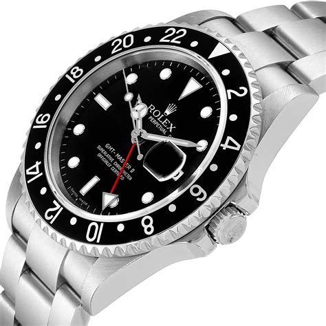 rolex red gmt hand|rolex gmt master 2 black.